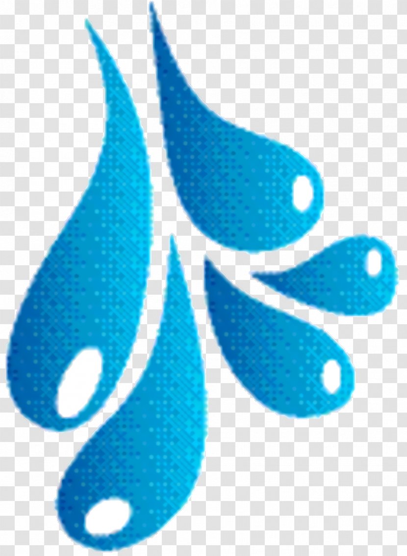 Fish Cartoon - Logo - Electric Blue Transparent PNG