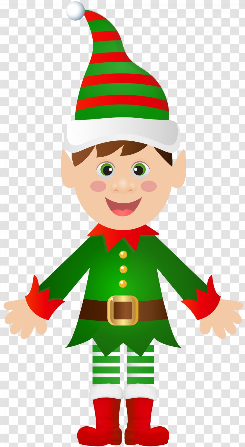 Santa Claus Christmas Tree Elf Clip Art - Fictional Character Transparent PNG
