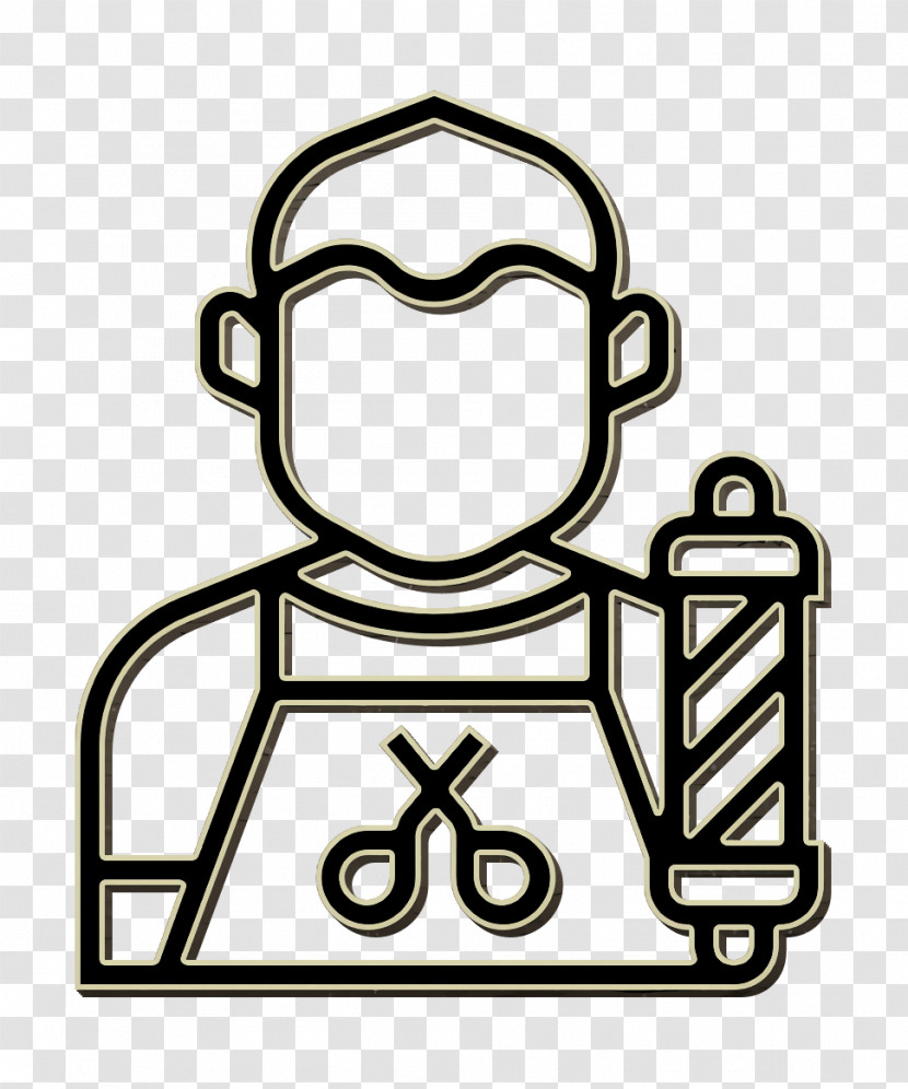 Barber Icon Jobs And Occupations Icon Transparent PNG