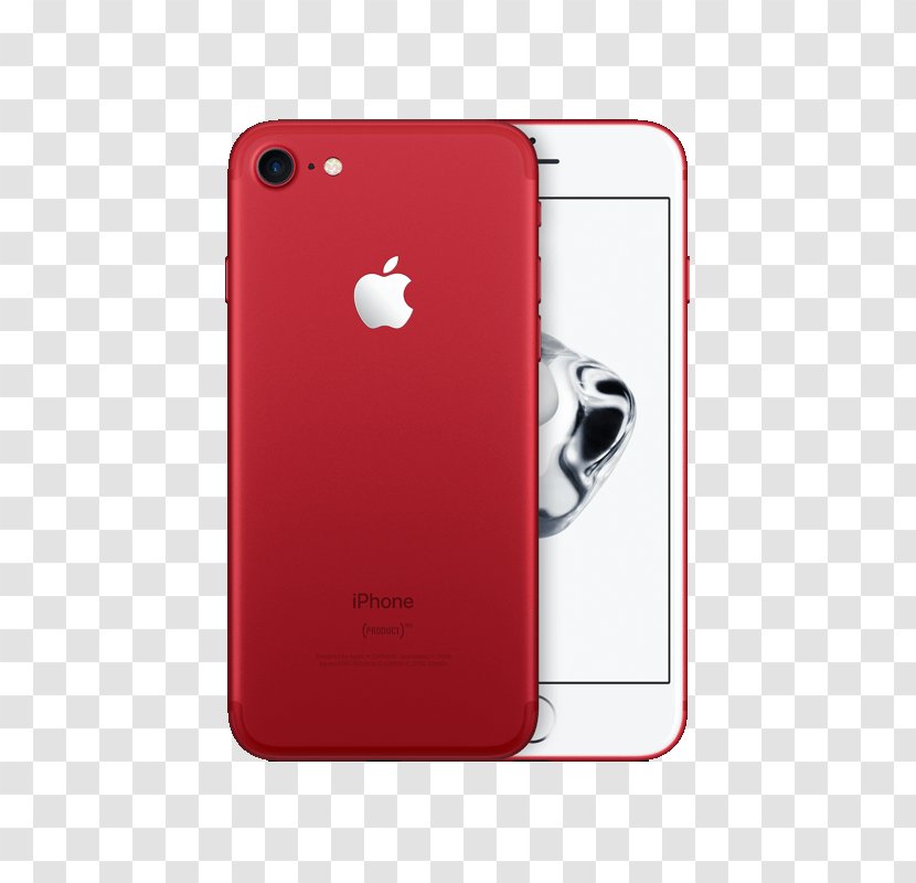 IPhone 8 Apple Product Red Telephone - Mobile Phone - Iphone 7 Transparent PNG