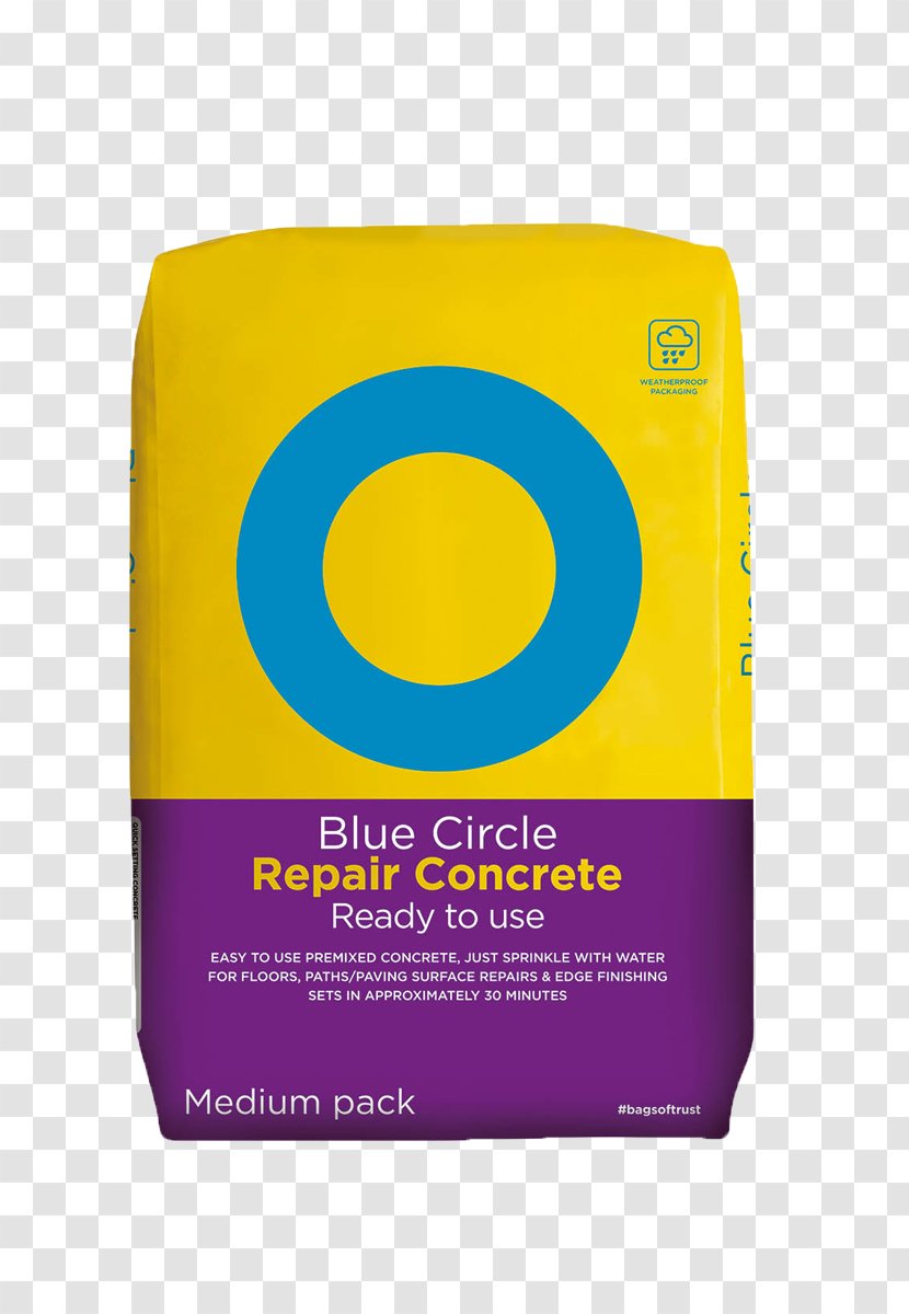 Cement Brand Font Product - Blue Circle Concrete Transparent PNG