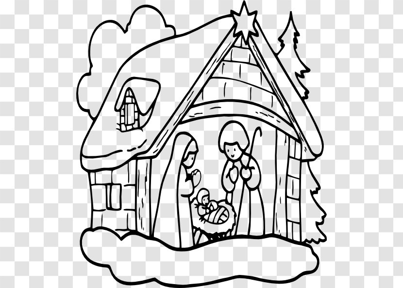 Christmas Nativity Scene Clip Art - Holiday - Vector Transparent PNG