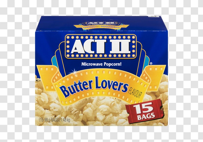 Microwave Popcorn Cheese Sandwich Act II Kettle Corn - Flavor Transparent PNG