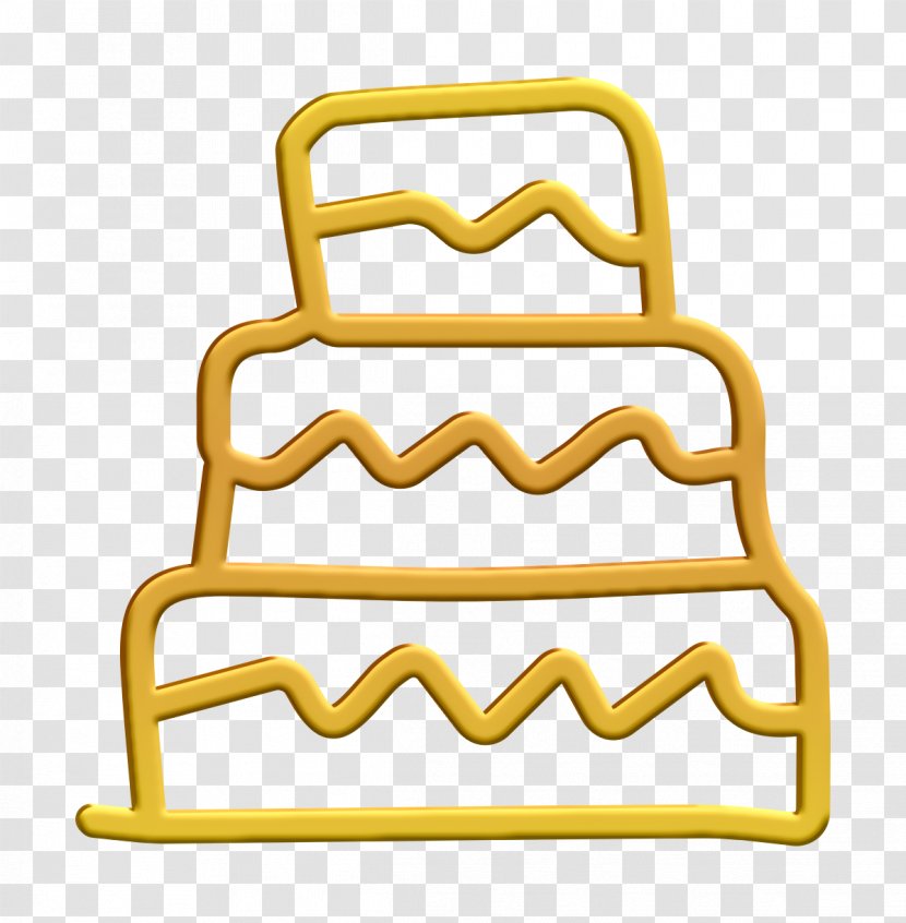 Wedding Love Background - Cake Icon - Furniture Yellow Transparent PNG