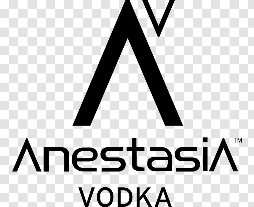 Anestasia Vodka Logo - Black Transparent PNG