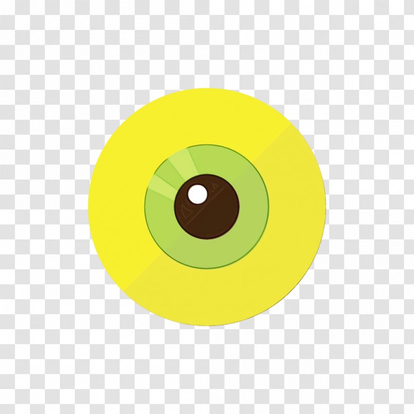 Yellow Circle Eye Iris Wheel Transparent PNG