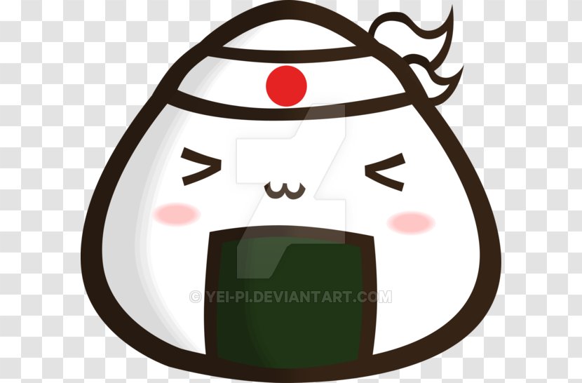 Onigiri Sushi Kavaii Mochi Clip Art - Silhouette Transparent PNG