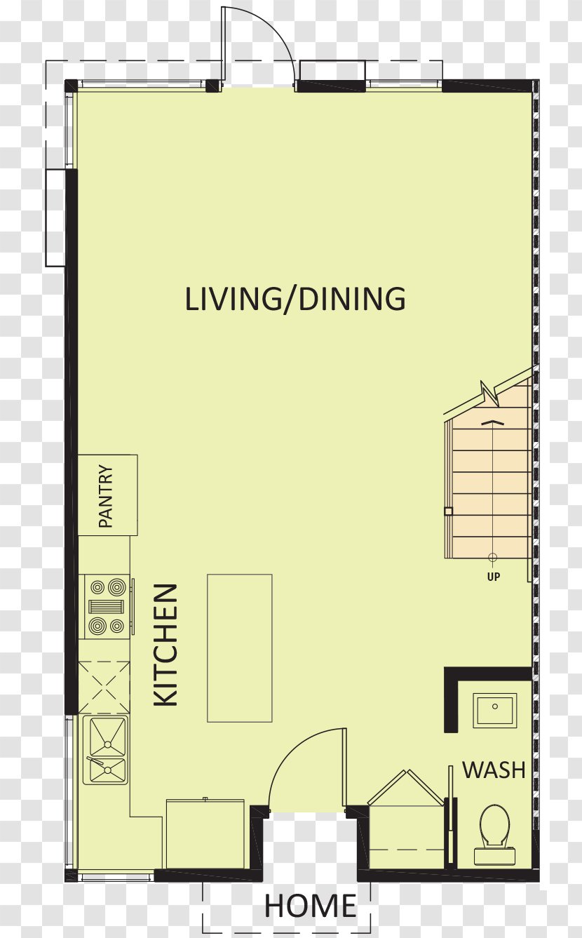 Floor Plan Land Lot Line Angle - Elevation - Inspired By The Green Skateboards Owl Transparent PNG