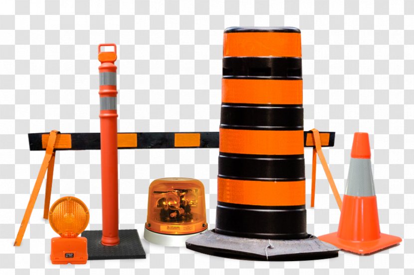 Traffic Cone Barrel Road Control Barricade Transparent PNG