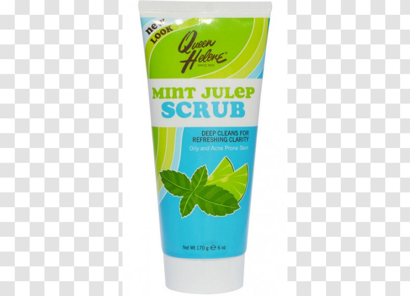 Queen Helene Mint Julep Scrub Masque Facial Exfoliation - Skin Care Transparent PNG