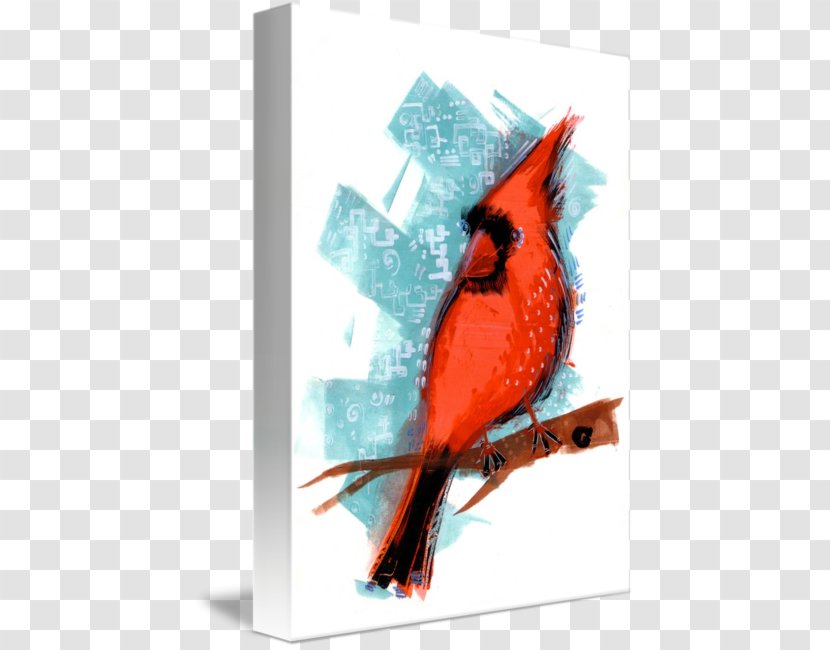 Feather Beak - Songbird - Red Cardinal Transparent PNG