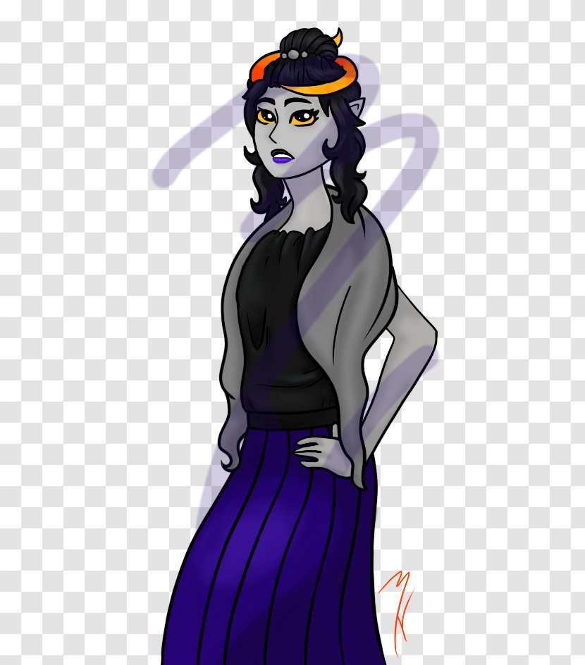 Black Hair Purple Legendary Creature Homo Sapiens - Cartoon - Frozen Troll Transparent PNG