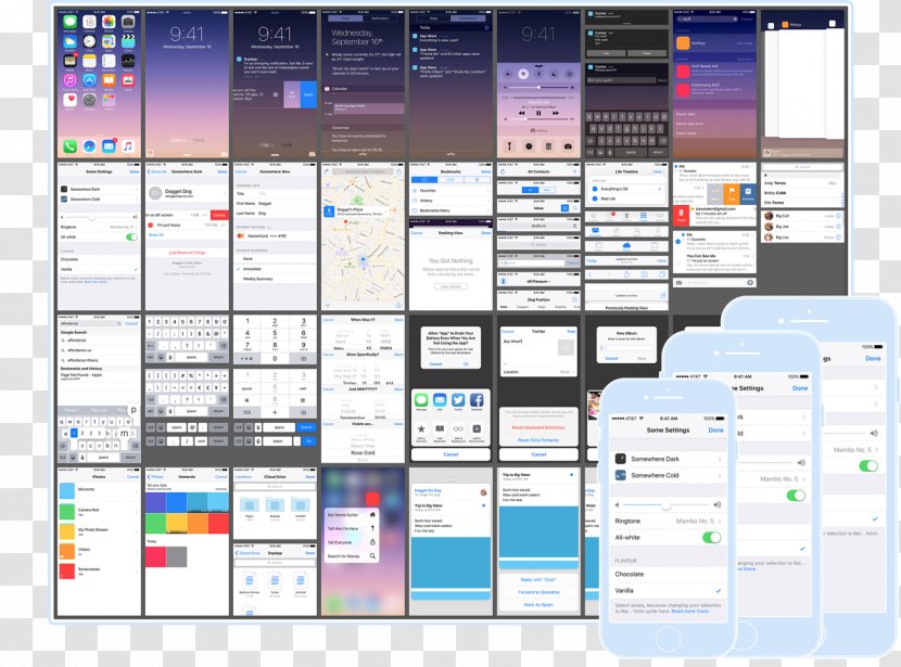 Graphical User Interface Design IOS 9 Flat - Media - Apple Transparent PNG
