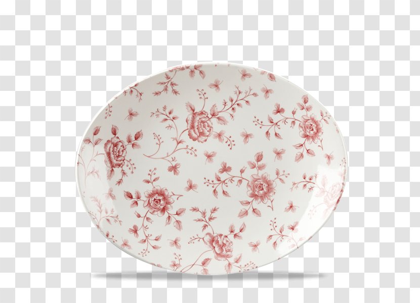 Plate Tableware Porcelain Churchill China Platter - Pink Transparent PNG