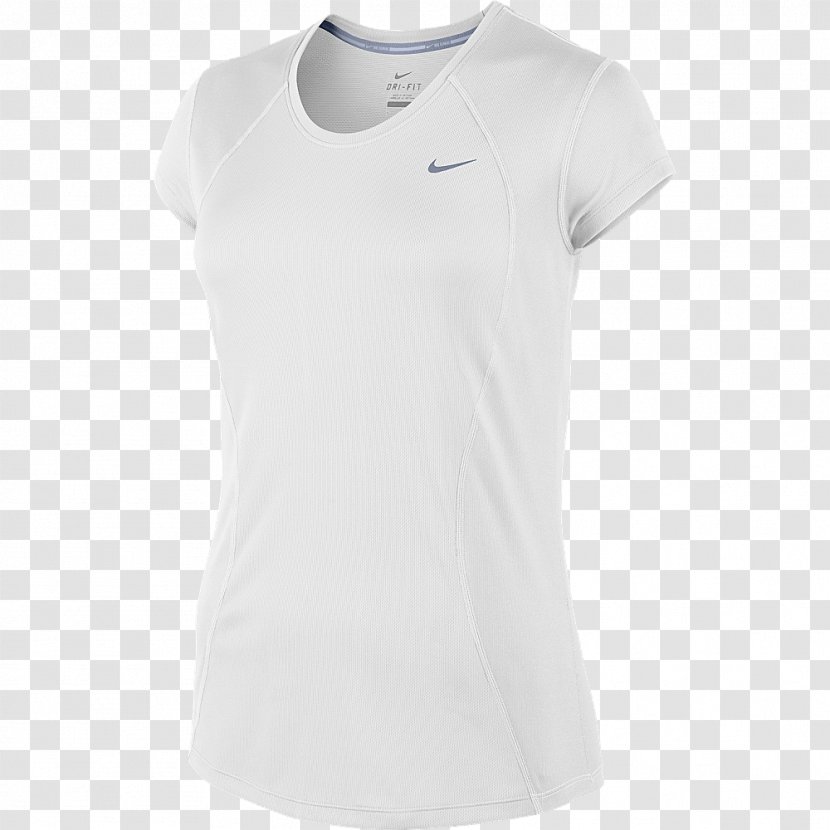 T-shirt Nike Free Sleeve Dry Fit - Jacket - White Short Transparent PNG