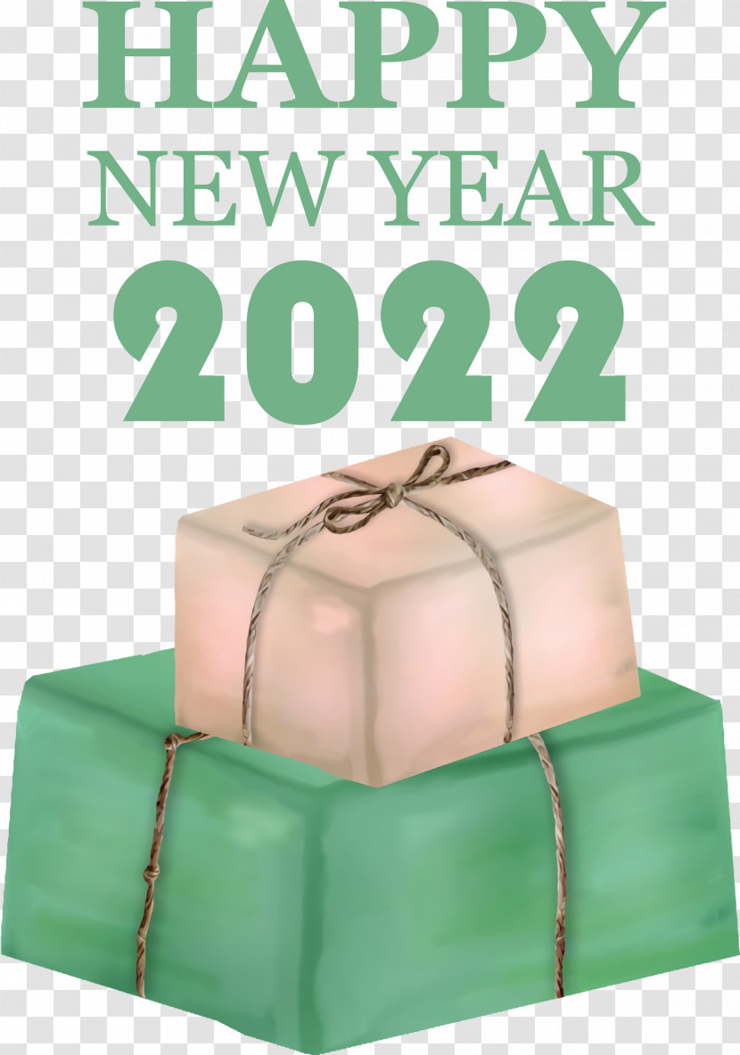 Happy New Year 2022 Gift Boxes Wishes Transparent PNG