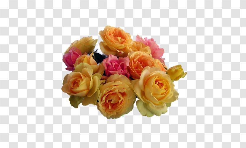 Flower Rose Clip Art - Floral Design - Bouquet Of Yellow Transparent PNG
