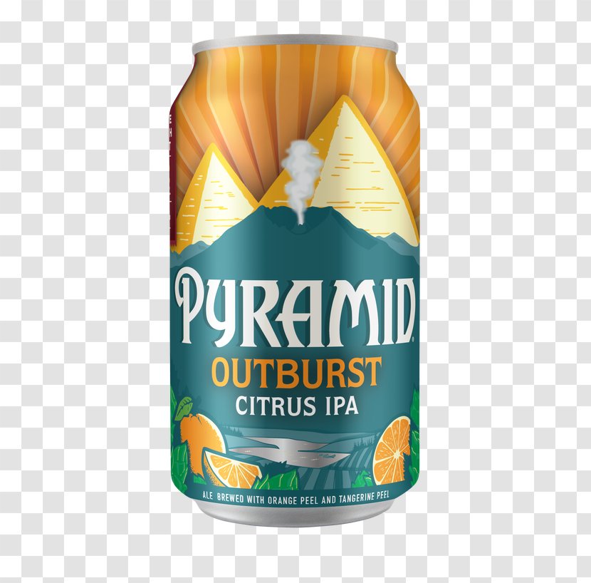 Pyramid Breweries Beer Brewing Grains & Malts India Pale Ale Hefeweizen - Citrus Transparent PNG