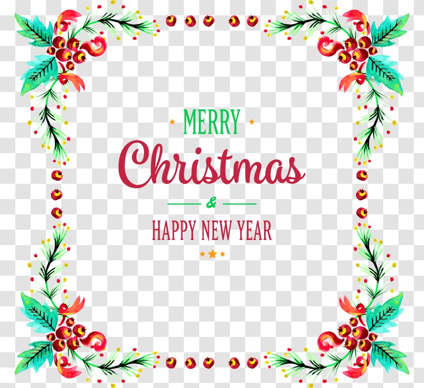 Christmas New Year Gift - Fundal - Fruit Border Transparent PNG