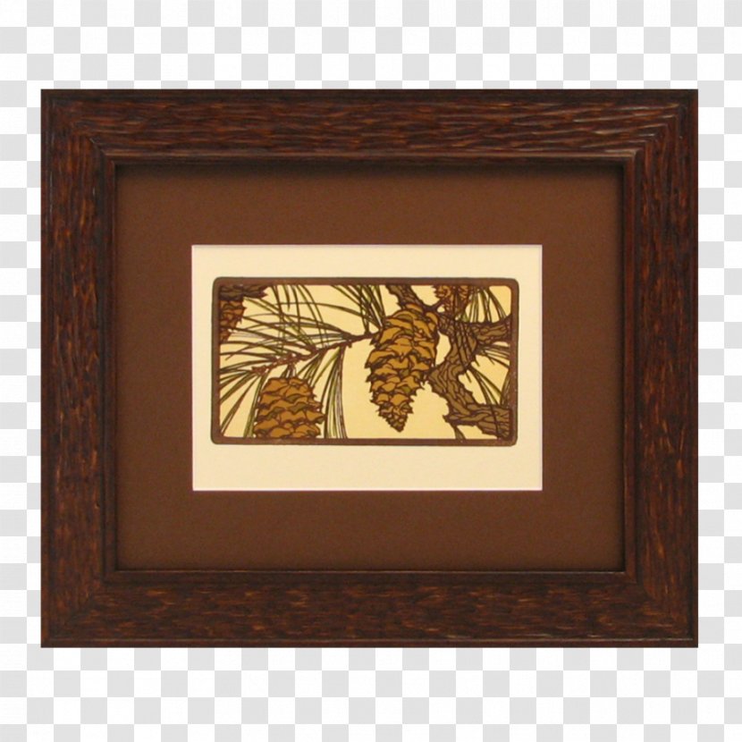 Wood Stain Picture Frames /m/083vt Rectangle - Brown - Carving Transparent PNG