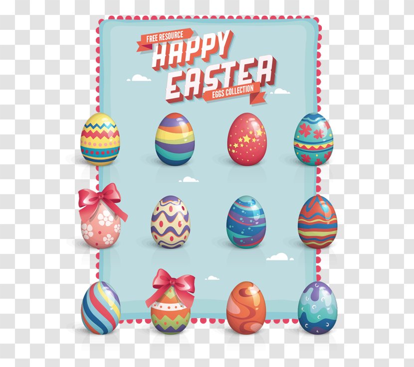 Easter Bunny Egg Vector Graphics - Food - Brim Banner Transparent PNG