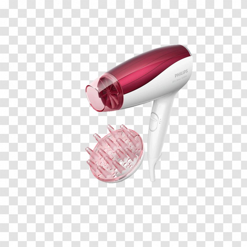 Hair Dryer Care Philips Capelli Braun - Red Transparent PNG