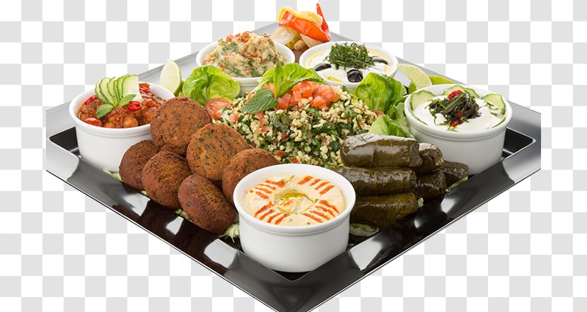 Falafel Meze Hummus Middle Eastern Cuisine Full Breakfast - Food - Shawarma Sandwich Transparent PNG