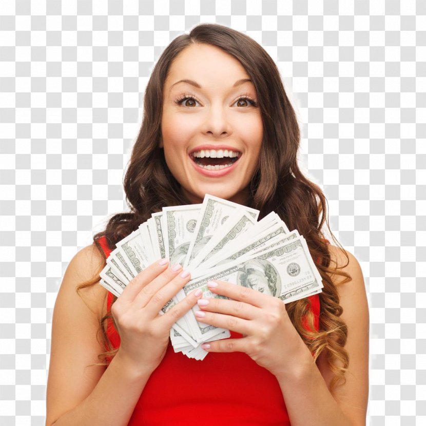 Money Stock Photography Loan Pawnbroker Woman - Financial Plan - Banknotes And Business People Transparent PNG