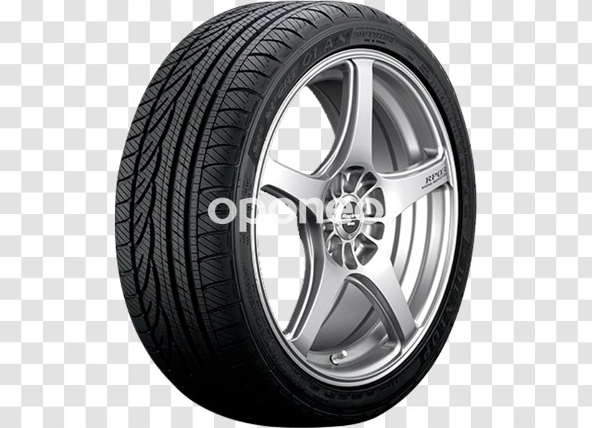 Car Tire Yokohama Rubber Company Dunlop SP Sport 01 Maxx - Tubeless Transparent PNG