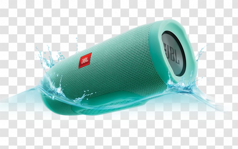 JBL Charge 3 Wireless Speaker Loudspeaker Maxell MB-1 Mini Board Portlable Bluetooth - Aqua Transparent PNG