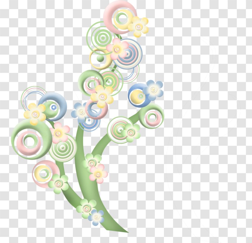 Petal Flower Designer Pattern - Scrapbooking - Creative Green Tree Ring Transparent PNG