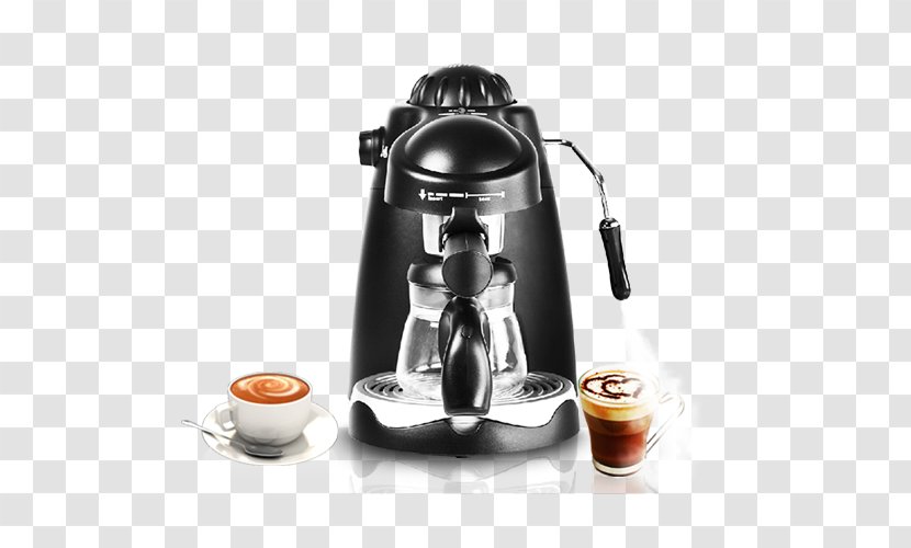 Espresso Coffeemaker Italian Cuisine - Coffee - Snow Bertrand Automatic Machine Transparent PNG