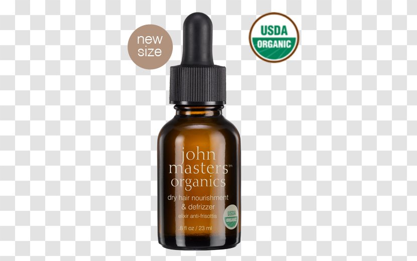 John Masters Organics Dry Hair Nourishment & Defrizzer Care ジョンマスターオーガニック Conditioner - Glass Bottle - Anti Copy Transparent PNG