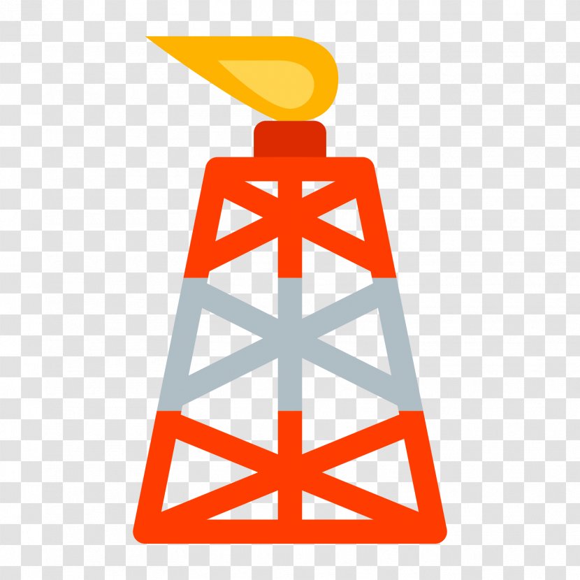Oil Platform Petroleum Industry - Orange Transparent PNG