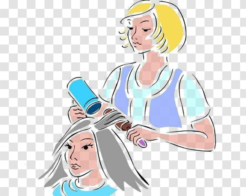 Hair Care Barber Clip Art - Heart - Color Cartoon Transparent PNG