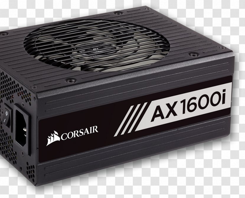 Power Supply Unit CORSAIR AX1600i CP-9020087-NA 1600W ATX 80 PLUS TITANIUM Certified Full Modular Digital Converters - Datasheet - Ripple Voltage Comparison Transparent PNG