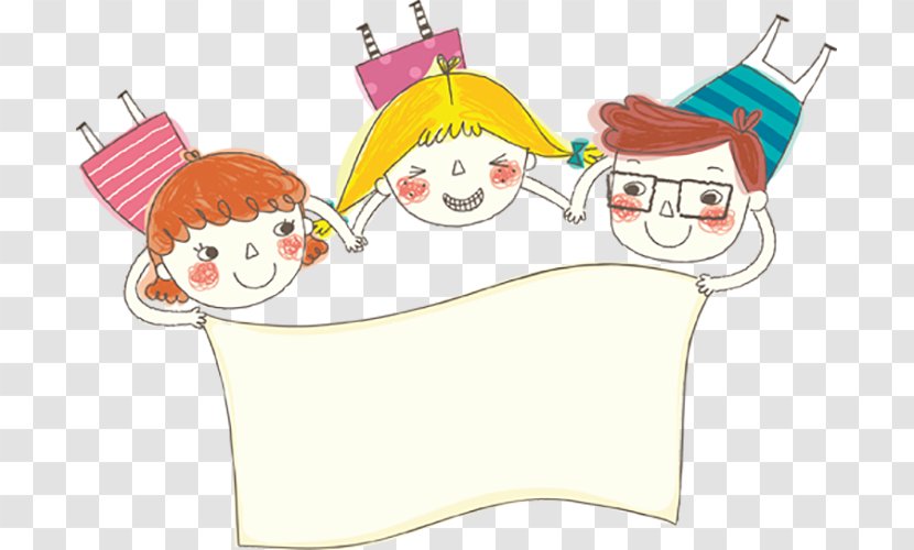 Cartoon Illustration - Painting Children Transparent PNG