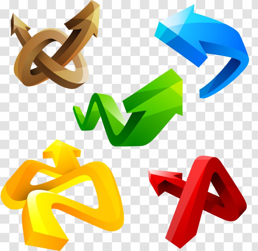 Arrow Three-dimensional Space 3D Computer Graphics Clip Art - Threedimensional - 3d Transparent PNG