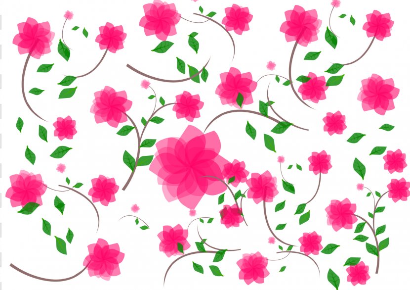 Flower Thepix Sketch - Floral Design - Vector Transparent PNG