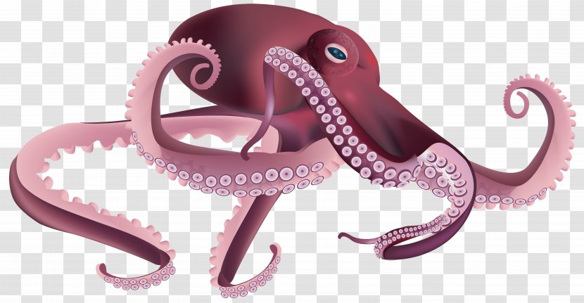 Octopus Squid Clip Art - Elephants And Mammoths - Transparent Image Transparent PNG