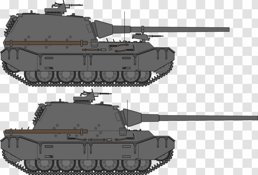 Churchill Tank Gun Turret Machine - Elefant - Late Tiger 1 Transparent PNG