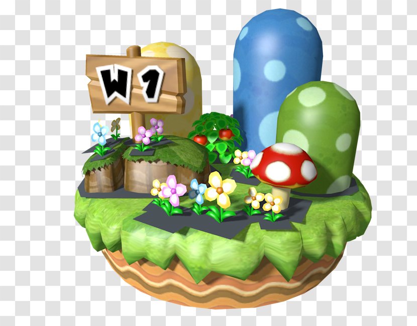 New Super Mario Bros. Wii World 2 - Bros - Fruit Puzzle Transparent PNG
