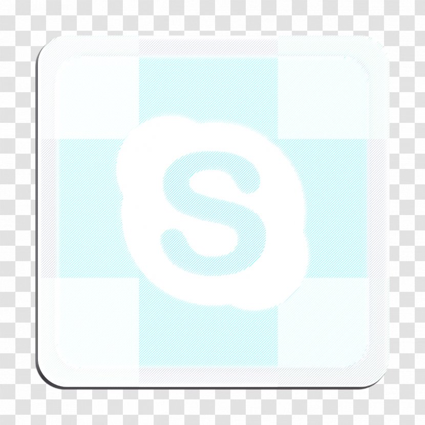Skype Icon - Blue - Sky Teal Transparent PNG