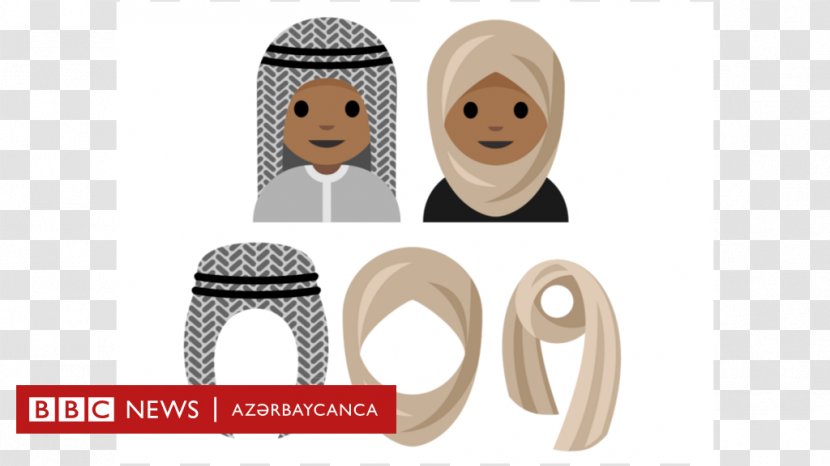 Emoji Hijab Social Media Muslim Sticker - Bitstrips Transparent PNG