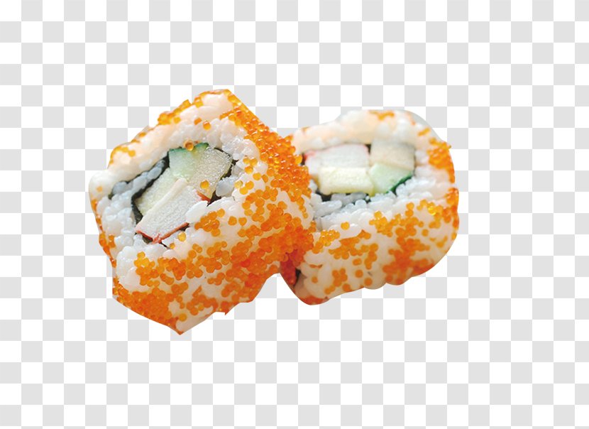 California Roll Sushi Gimbap Makizushi Cooking - Comfort Food - Yellow Balls Transparent PNG