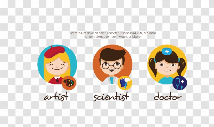 Cartoon Child Stock Illustration - Royaltyfree - Vector Color Doctor Scientist Character Transparent PNG