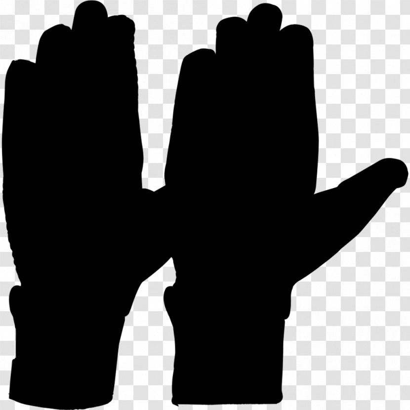 Glove Hand - Gesture - Blackandwhite Transparent PNG