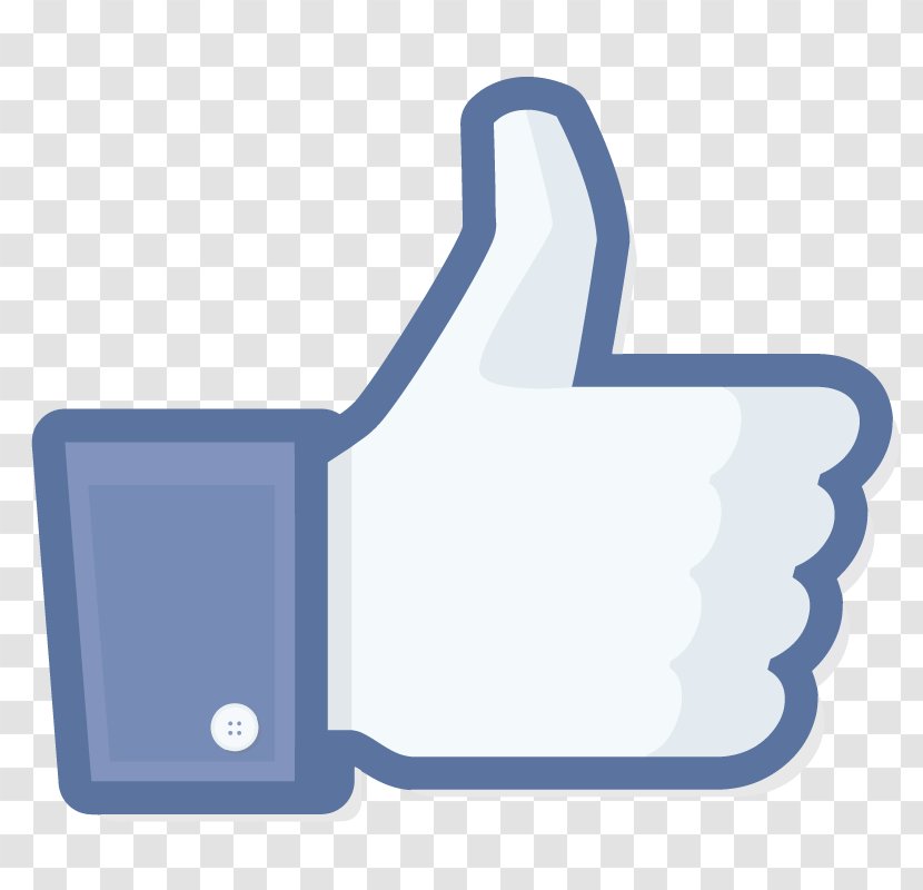 Facebook Like Button Social Media - Text - Dark Blue Vector Transparent PNG