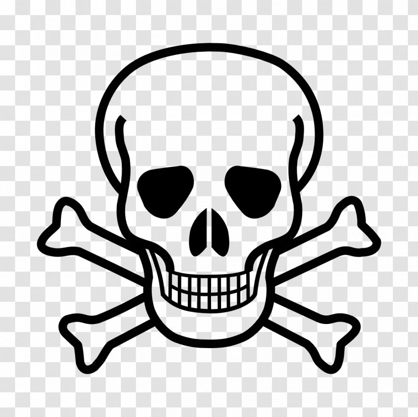 Skull And Bones Crossbones Clip Art - Bone Transparent PNG