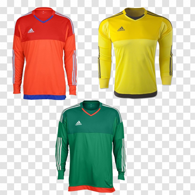 T-shirt Jersey Tracksuit Sleeve Adidas - Cleat - Goalkeeper Transparent PNG